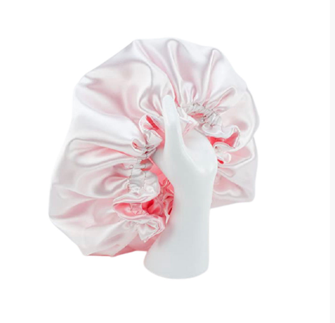 Pink Reversible Beauty Bonnet